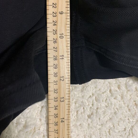 Vervet Black High Rise Jean‎ Shorts Womens Size Small Double Cuff Stretch - Picture 9 of 10